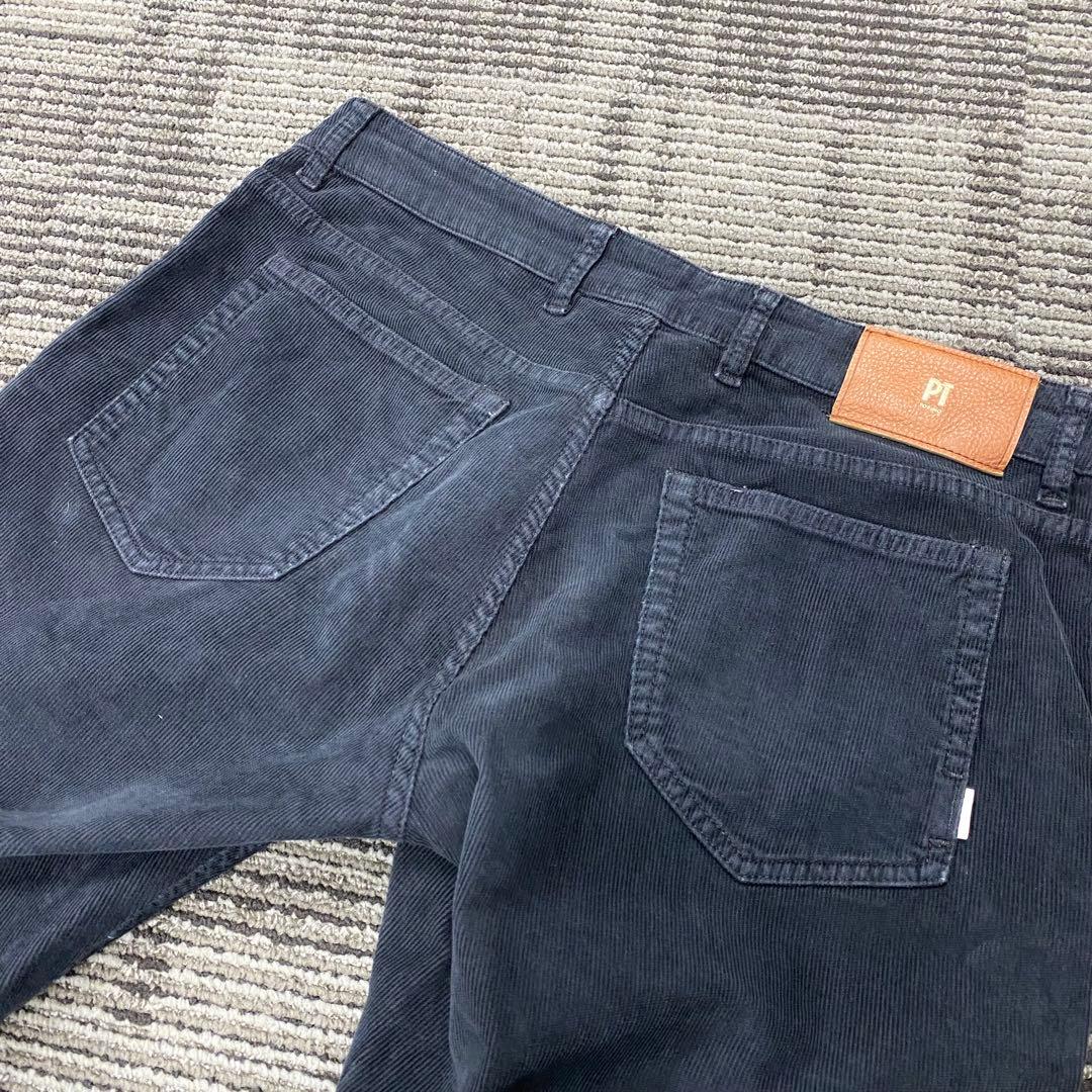 PT TORINO コーデュロイパンツ　ダークネイビー