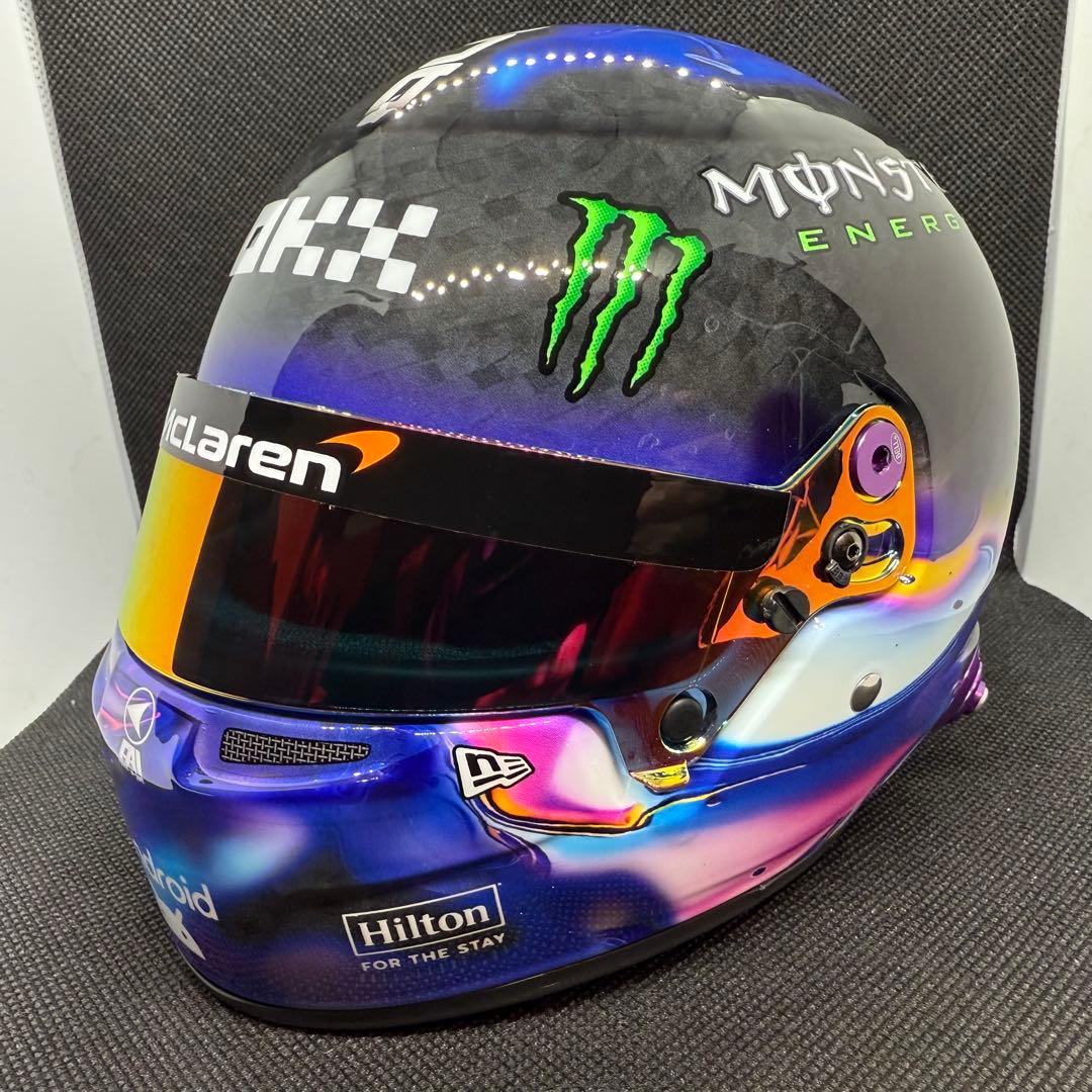 1/2ヘルメット マクラーレンF1 L.ノリス 2024年 シンガポールGP優勝