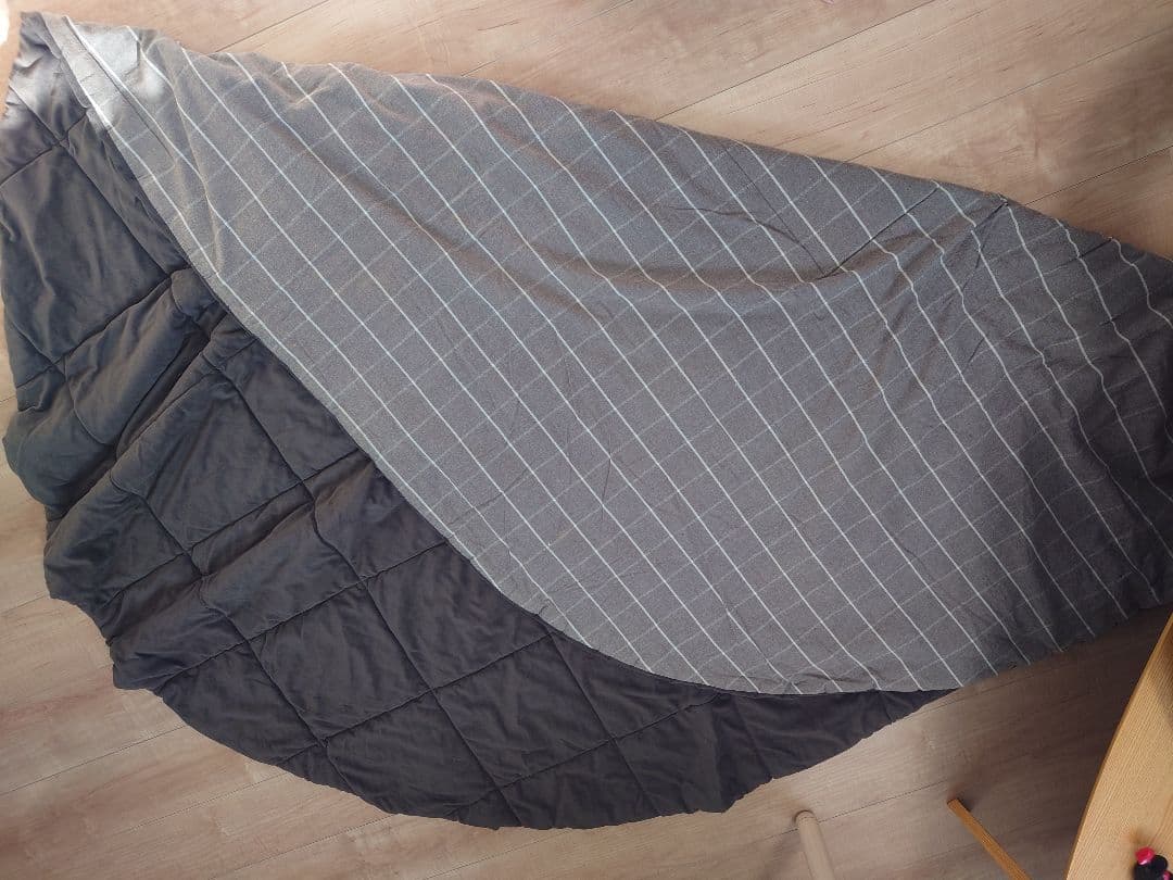 MUJI 無印良品 楕円こたつ タモ材 直接引取限定