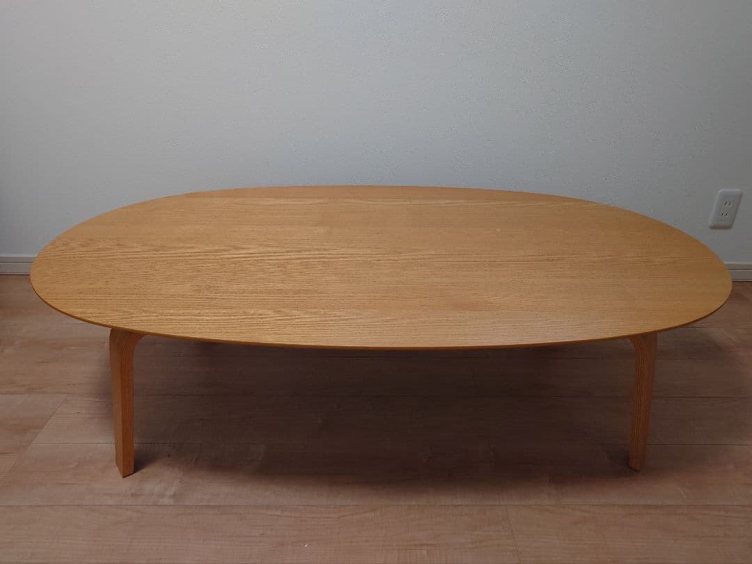 MUJI 無印良品 楕円こたつ タモ材 直接引取限定