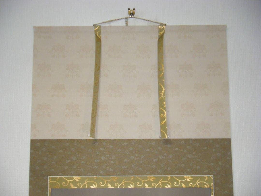 【真作】掛軸　三木貞芳　淡墨桜　　人気画家　名品　共箱入　O196