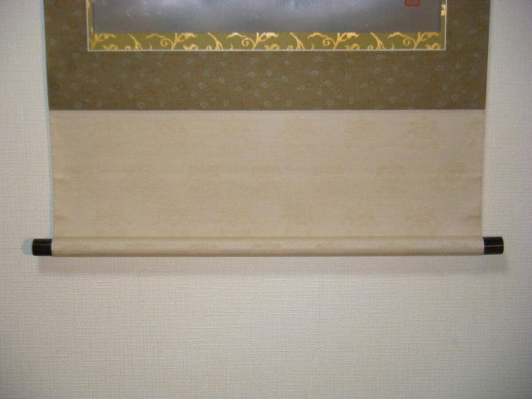 【真作】掛軸　三木貞芳　淡墨桜　　人気画家　名品　共箱入　O196