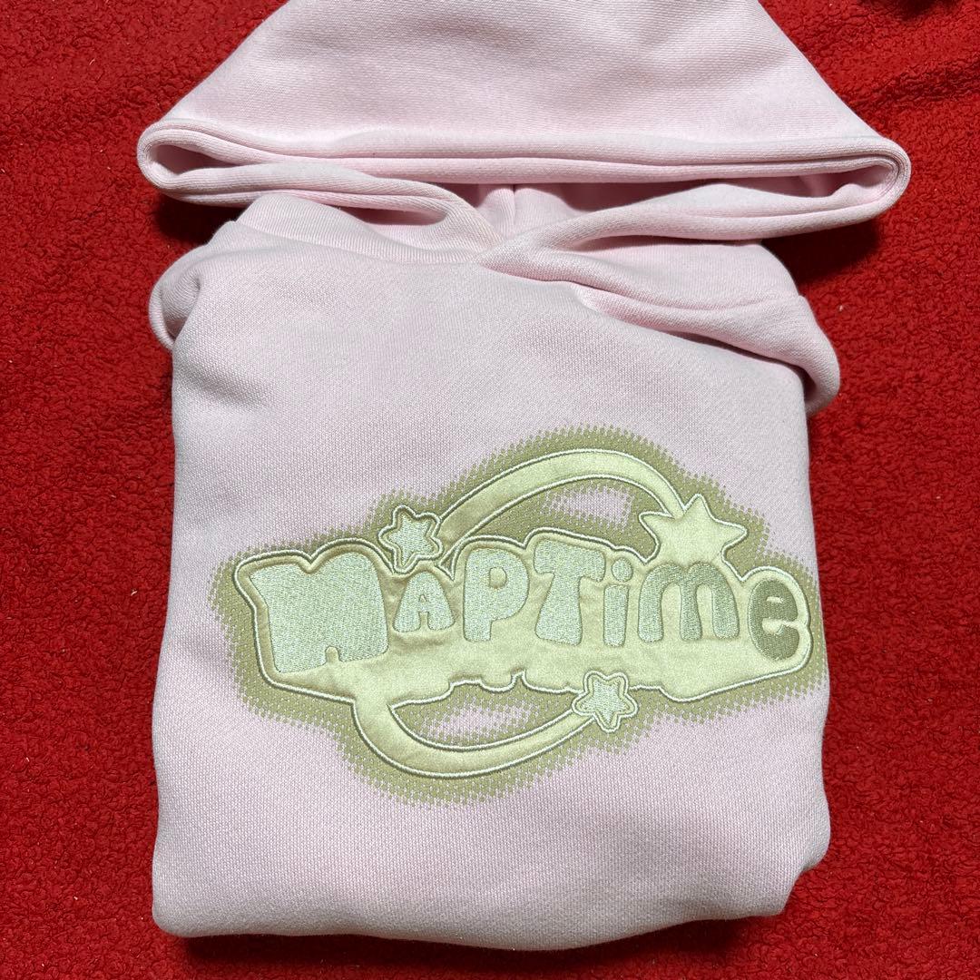 ナップタイム　naptime. Nissy 西島隆弘　スウェットパーカー　ピンク