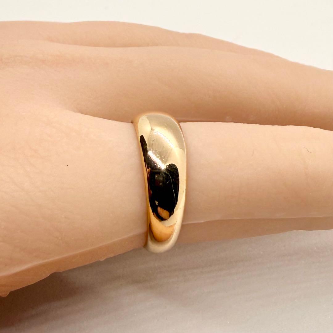 K.A.Y.R.KK18 中丸リング 15号 5.88g 地金リング