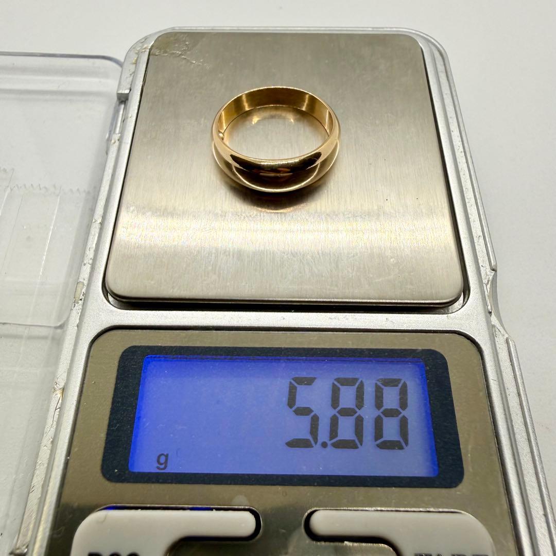 K.A.Y.R.KK18 中丸リング 15号 5.88g 地金リング