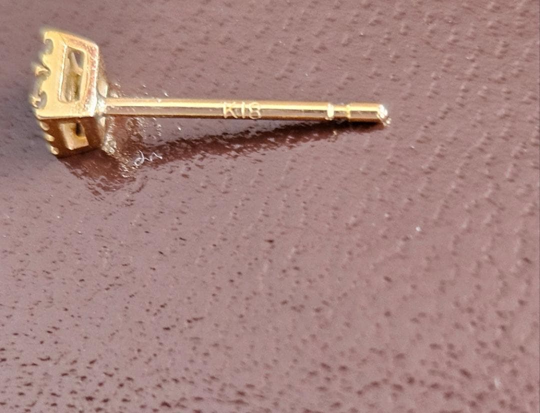 ◆ヴァンドーム青山 ピアス K18YG ダイヤモンド 繊細 アガット好きにも◎