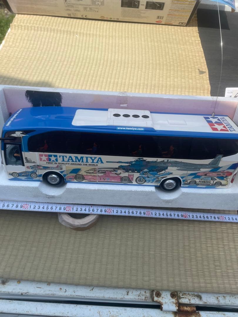 タミヤ　RC 電動ラジオコントロールカー　ラッピングバス　完成品　開封　未使用品