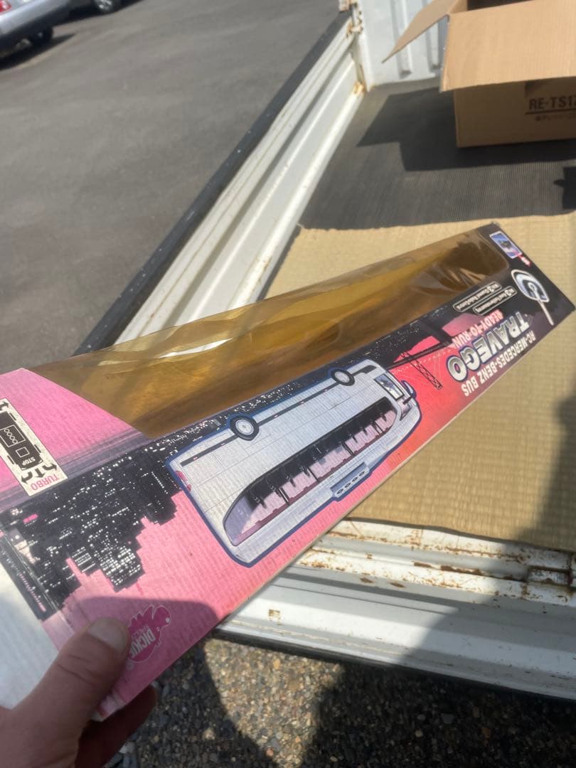 タミヤ　RC 電動ラジオコントロールカー　ラッピングバス　完成品　開封　未使用品