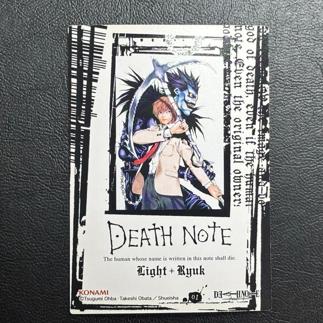専用　DEATH NOTE カード 　デスノート　01 スペシャルレアカード