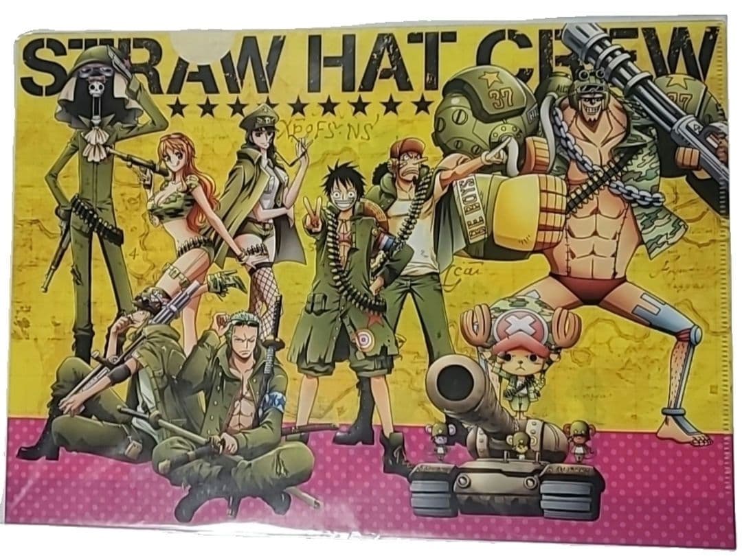 ONE PIECE 麦わらストア アニバーサリーイラスト クリアファイル 未開封