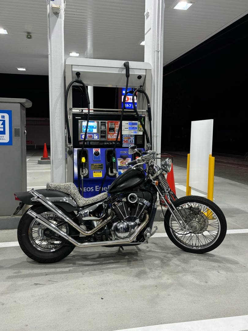 スティード400 タンク　ニューロッド　チョッパー