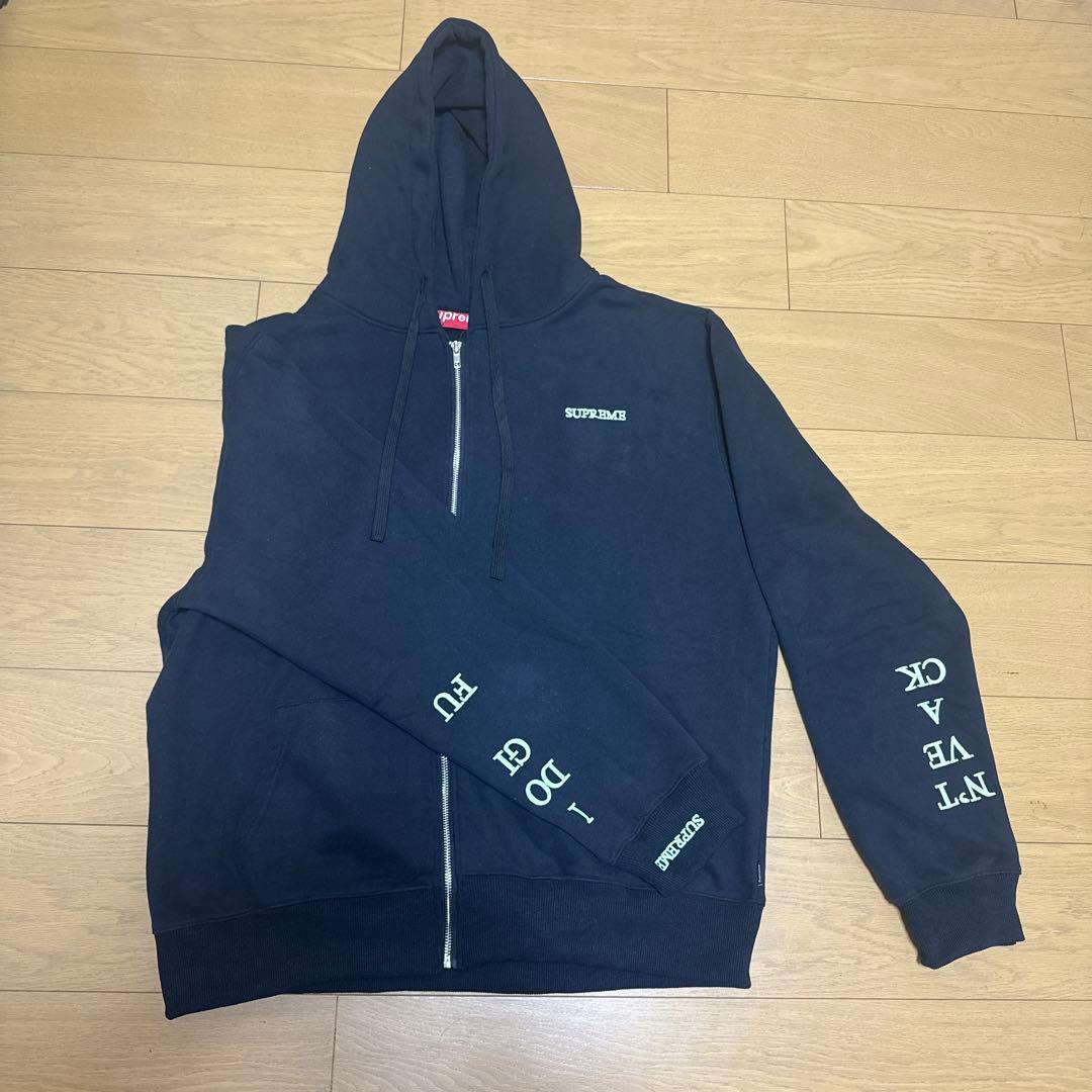 n*k様 Supreme ブラック フード付きパーカー 早い者勝ち