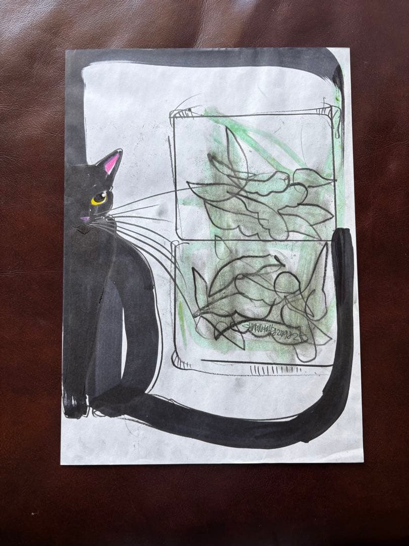 木原千春さんドローイング20点