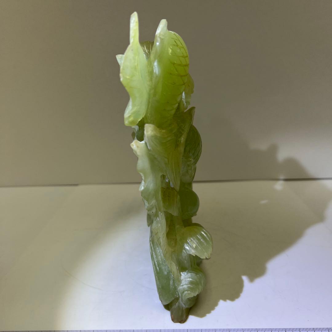 砡製　特大魚透置物　共箱　1933g/最大横幅約24㎝　東Y7-1114①