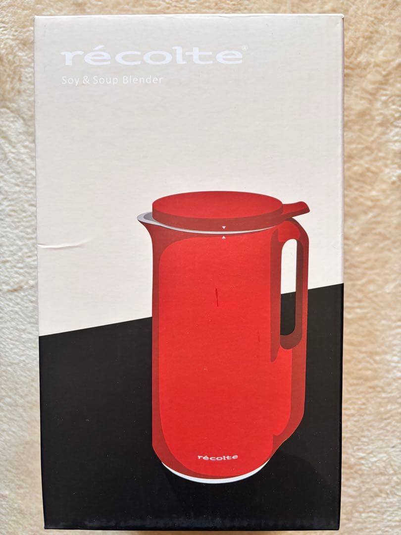 新品未使用 レコルトrécolte Soy & Soup Blenderレッド