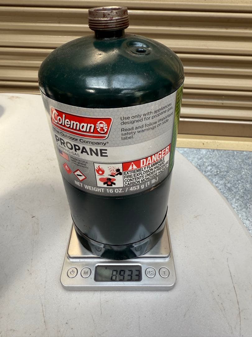 プロパンガス US コールマン coleman ガス缶　満タン　5個セット