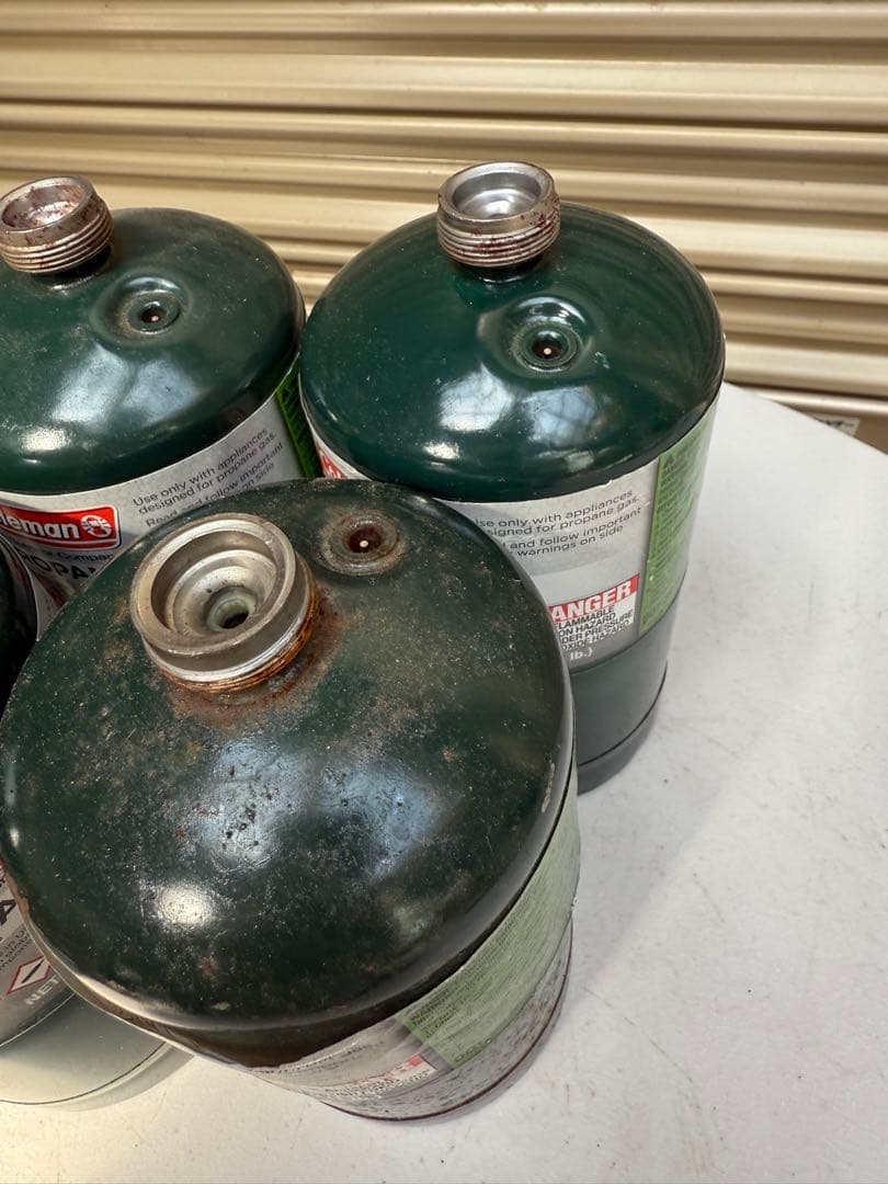 プロパンガス US コールマン coleman ガス缶　満タン　5個セット