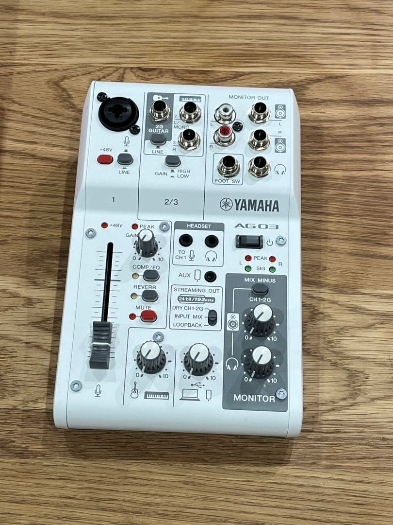 YAMAHA AG03 マイク付き 箱付き　他付属品あり