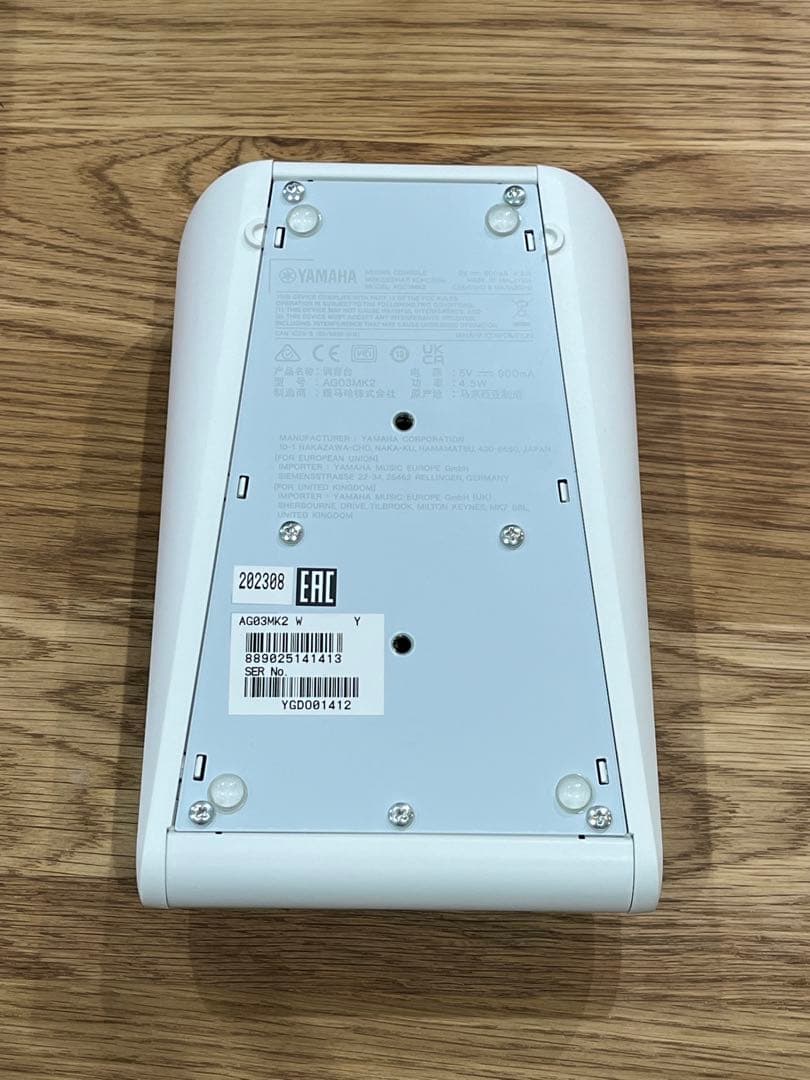 YAMAHA AG03 マイク付き 箱付き　他付属品あり