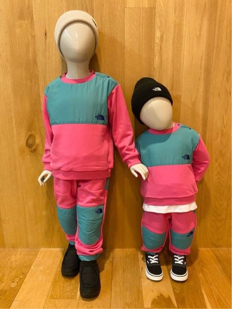 ぴ*す様 ノースフェイス　スウェット　セットアップ　ピンク