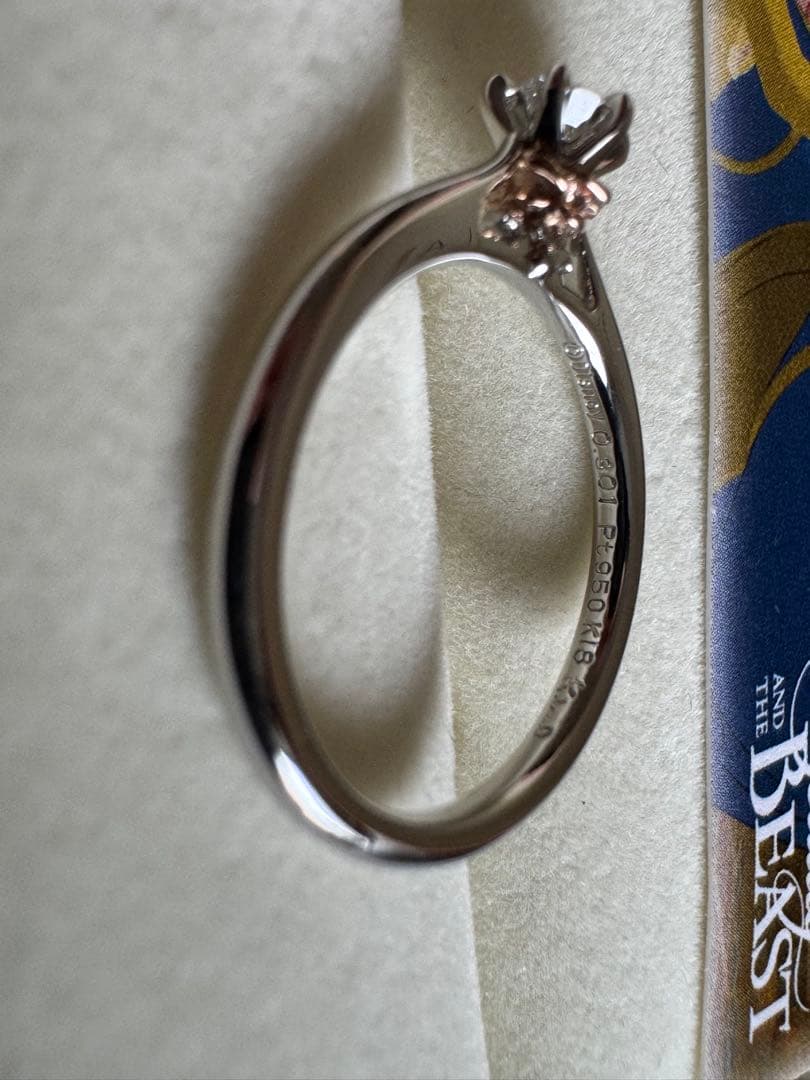 【K.UNO】The Enchanted Rose 『美女と野獣』婚約指輪