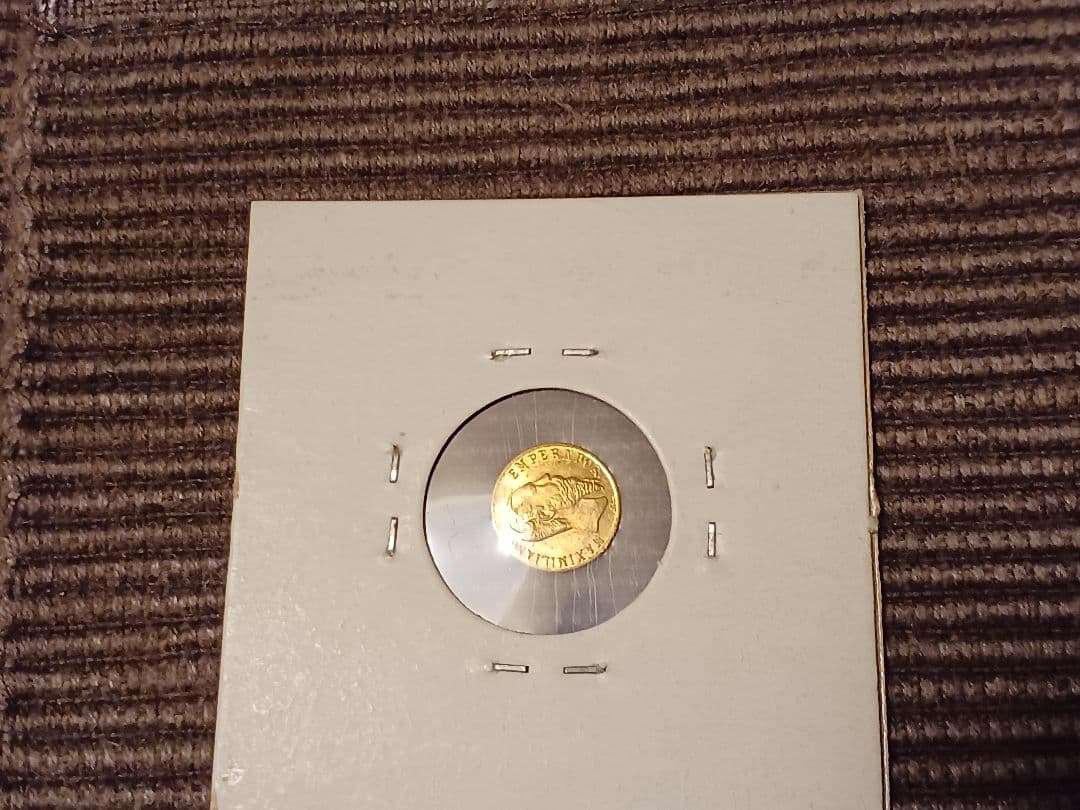 メキシコ 金貨 1ペソ 未使用　本物