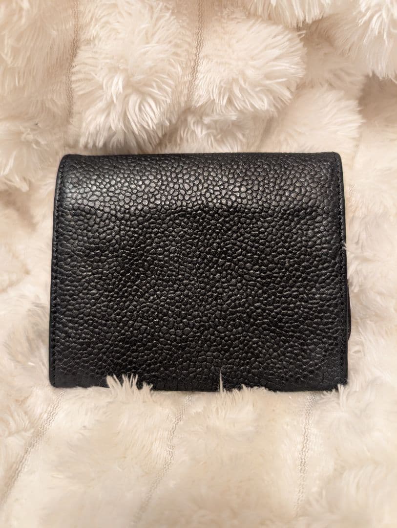 CHANEL ブラック レザー 財布 ケース