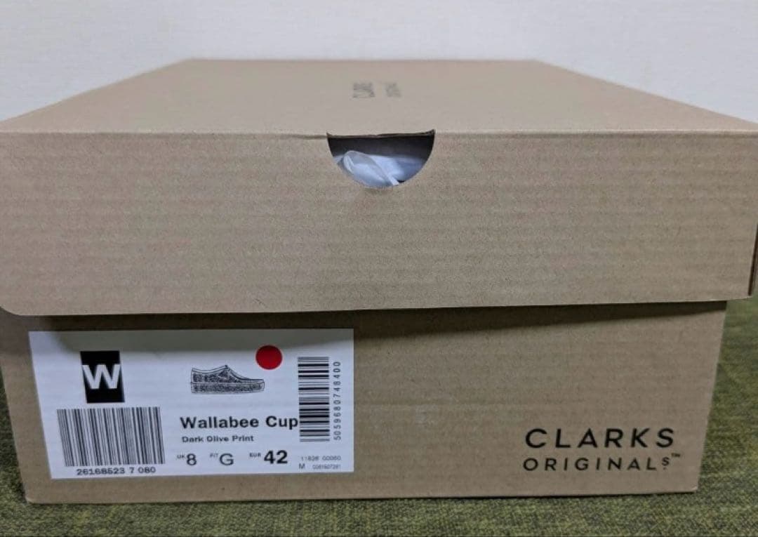 新品未使用•箱付き　CLARKS WALLABEE ワラビー ペイズリー