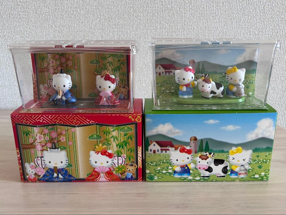 ハローキティ　プチリウムフィギュア