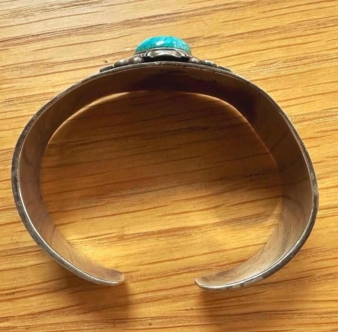 インディアンジュエリー風 ターコイズ バングル