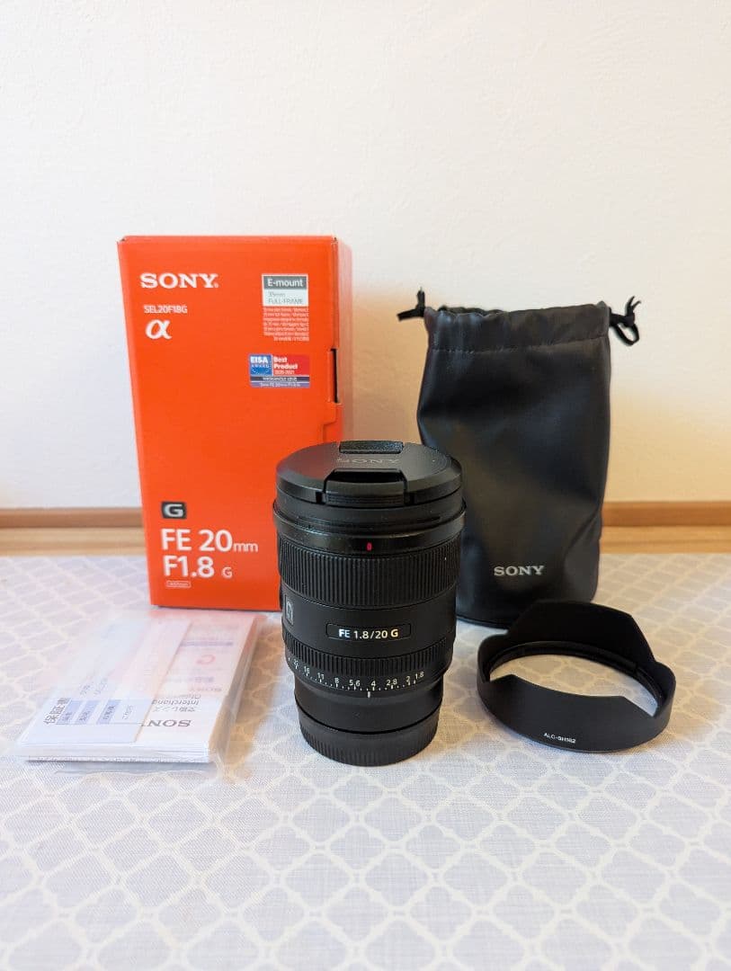 【美品おまけ付】SONY FE 20mm F1.8 G 広角レンズ