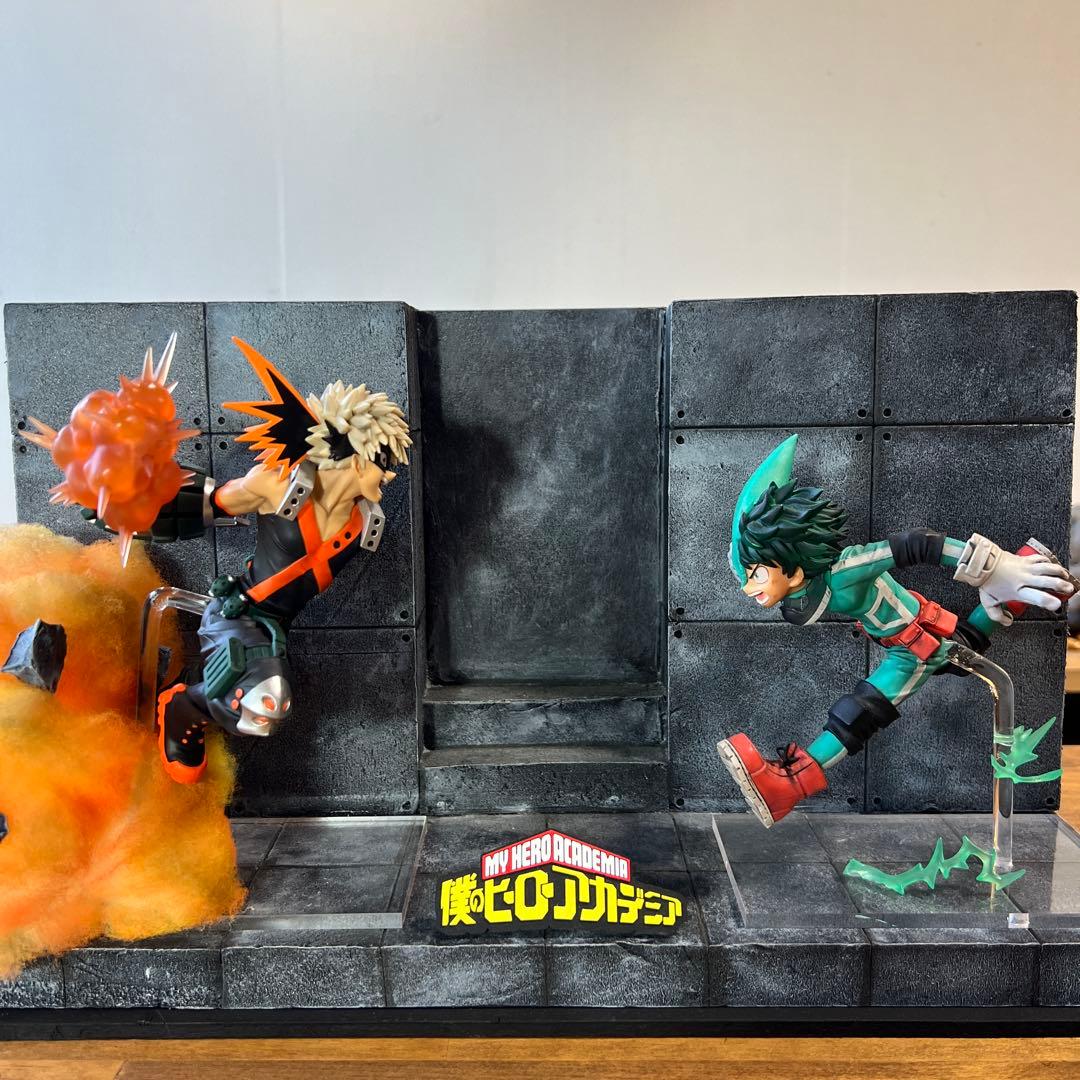 『デクvs 爆轟』　僕のヒーローアカデミア　ジオラマ