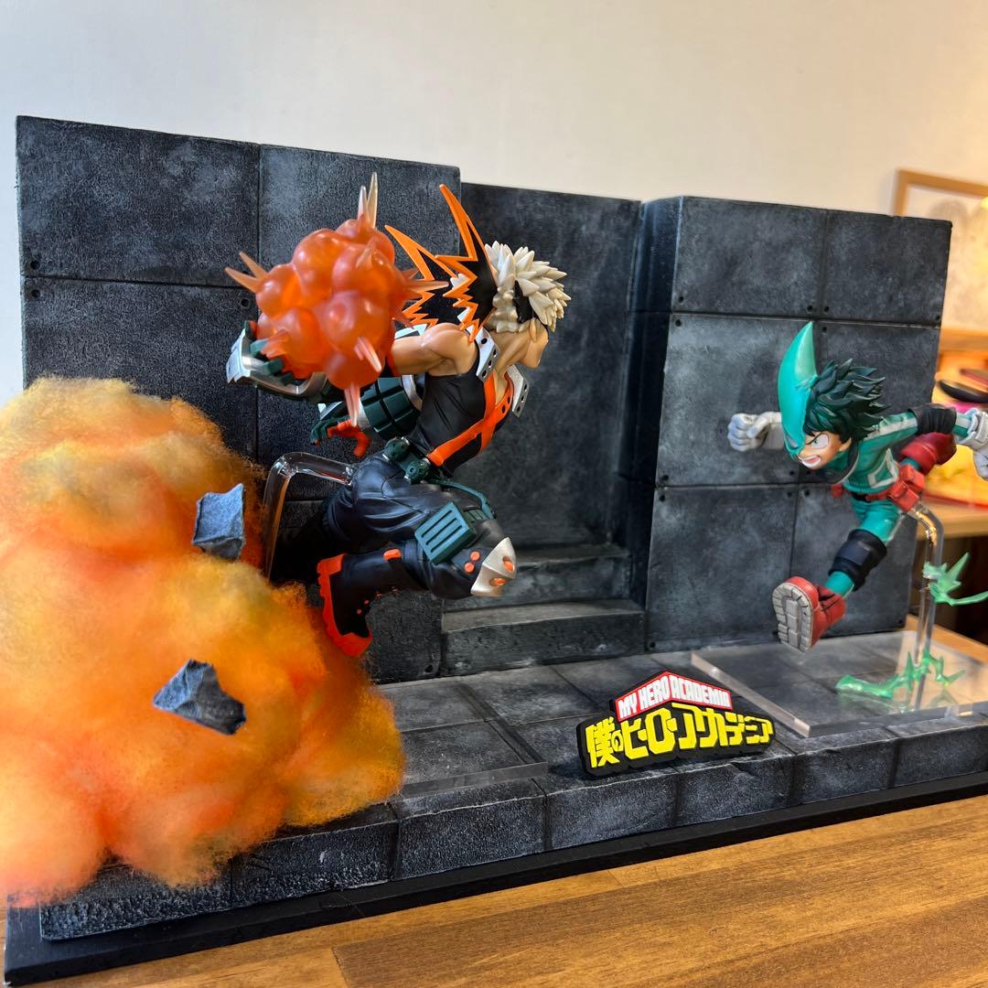 『デクvs 爆轟』　僕のヒーローアカデミア　ジオラマ