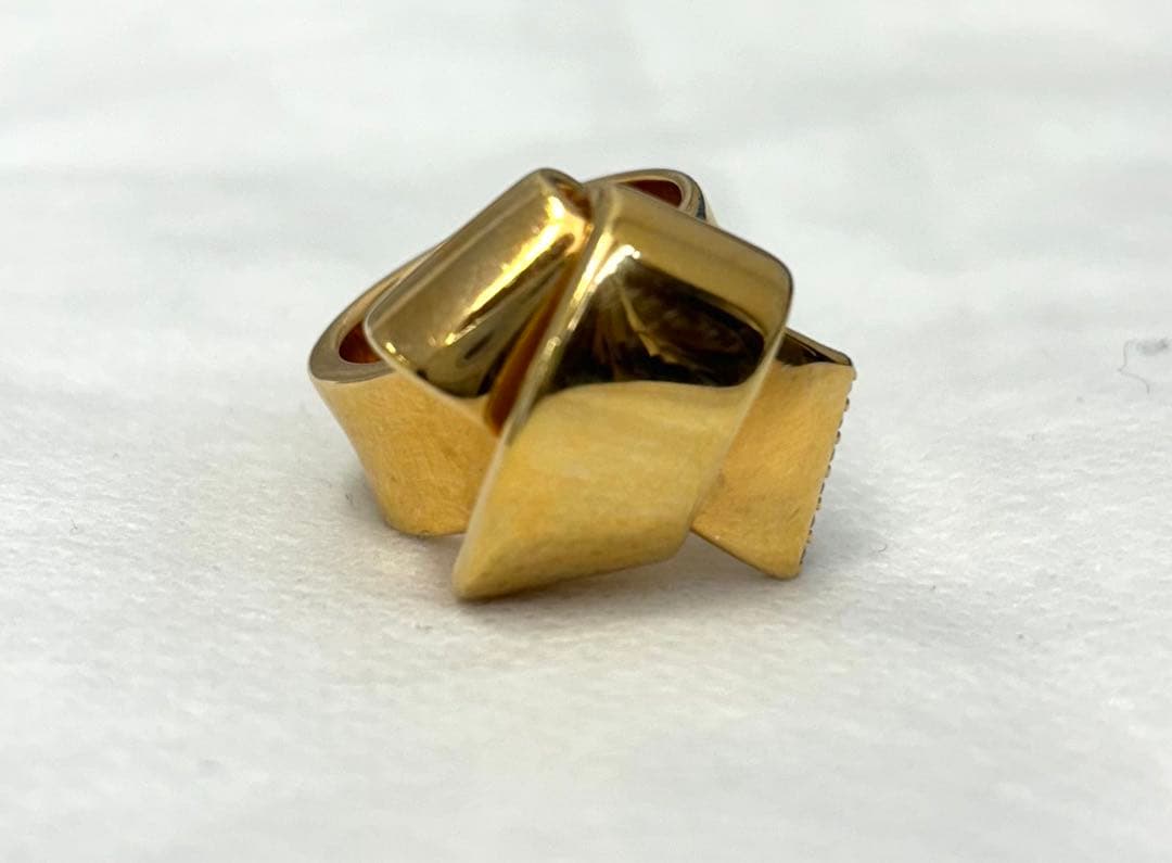 【NOEUD U】 ヌゥユゥ Diamond rubans Lien ring