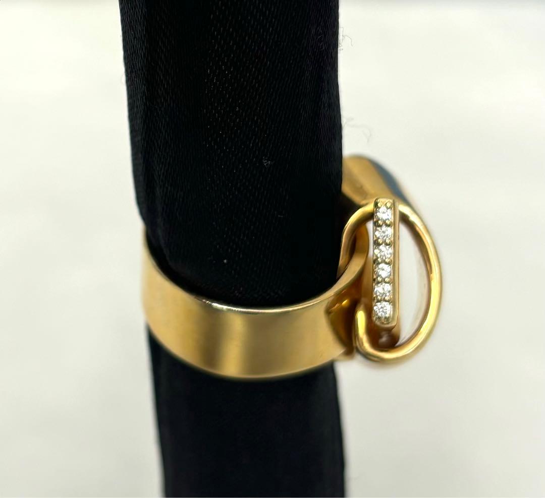 【NOEUD U】 ヌゥユゥ Diamond rubans Lien ring