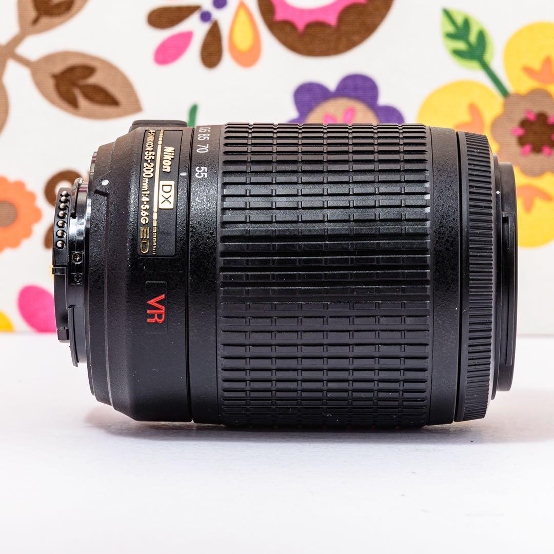⭐️Nikon ニコン AF-S 55-200mm⭐️望遠レンズ⭐️ 手ブレ補正⭐️