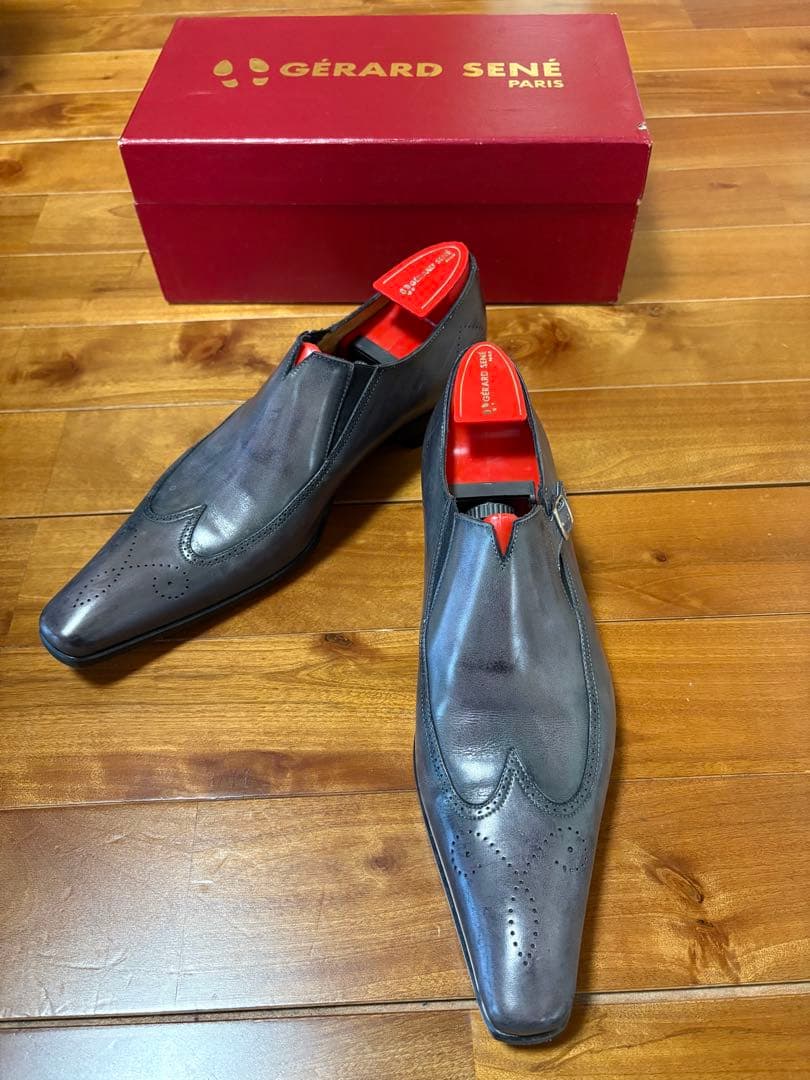 ジェラールセネ PARIS GREY ANTIC 9 1/2 箱あり 美品