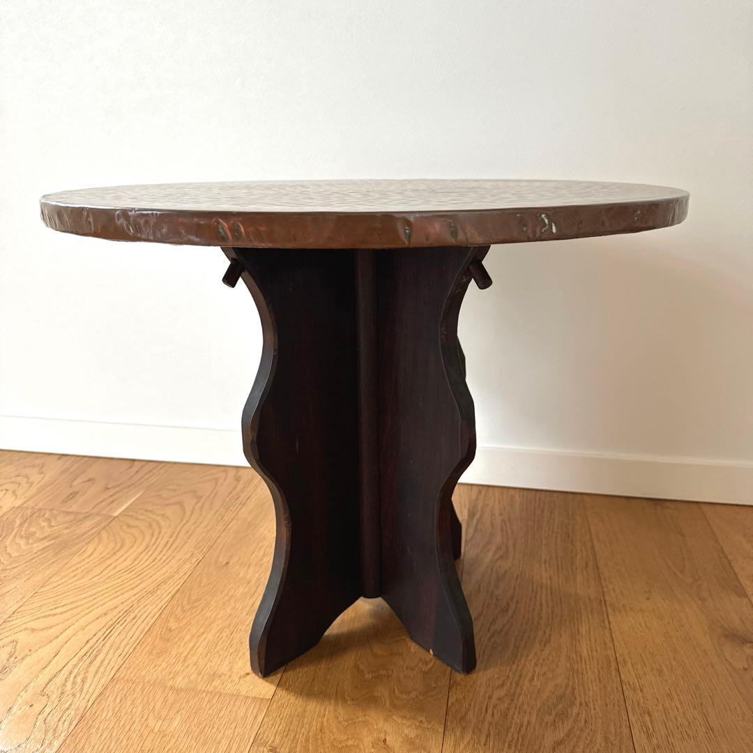 ヴィンテージ　サイドテーブル ダークブラウン