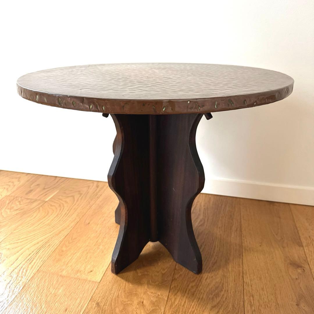 ヴィンテージ　サイドテーブル ダークブラウン