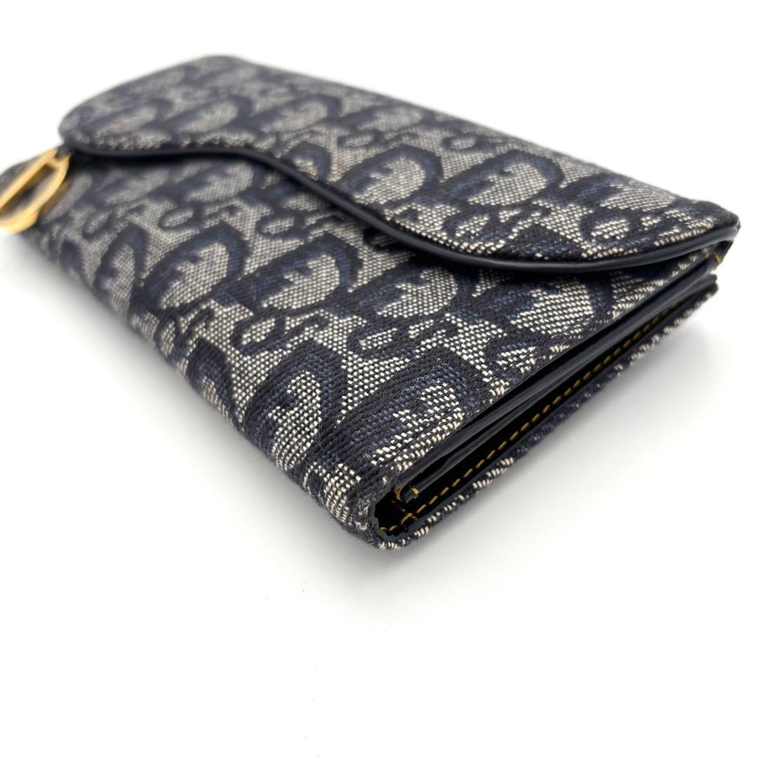 極美品✨Dior トロッター サドル オブリーク 財布