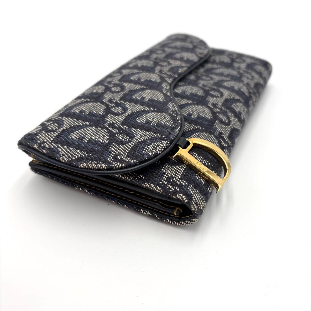 極美品✨Dior トロッター サドル オブリーク 財布