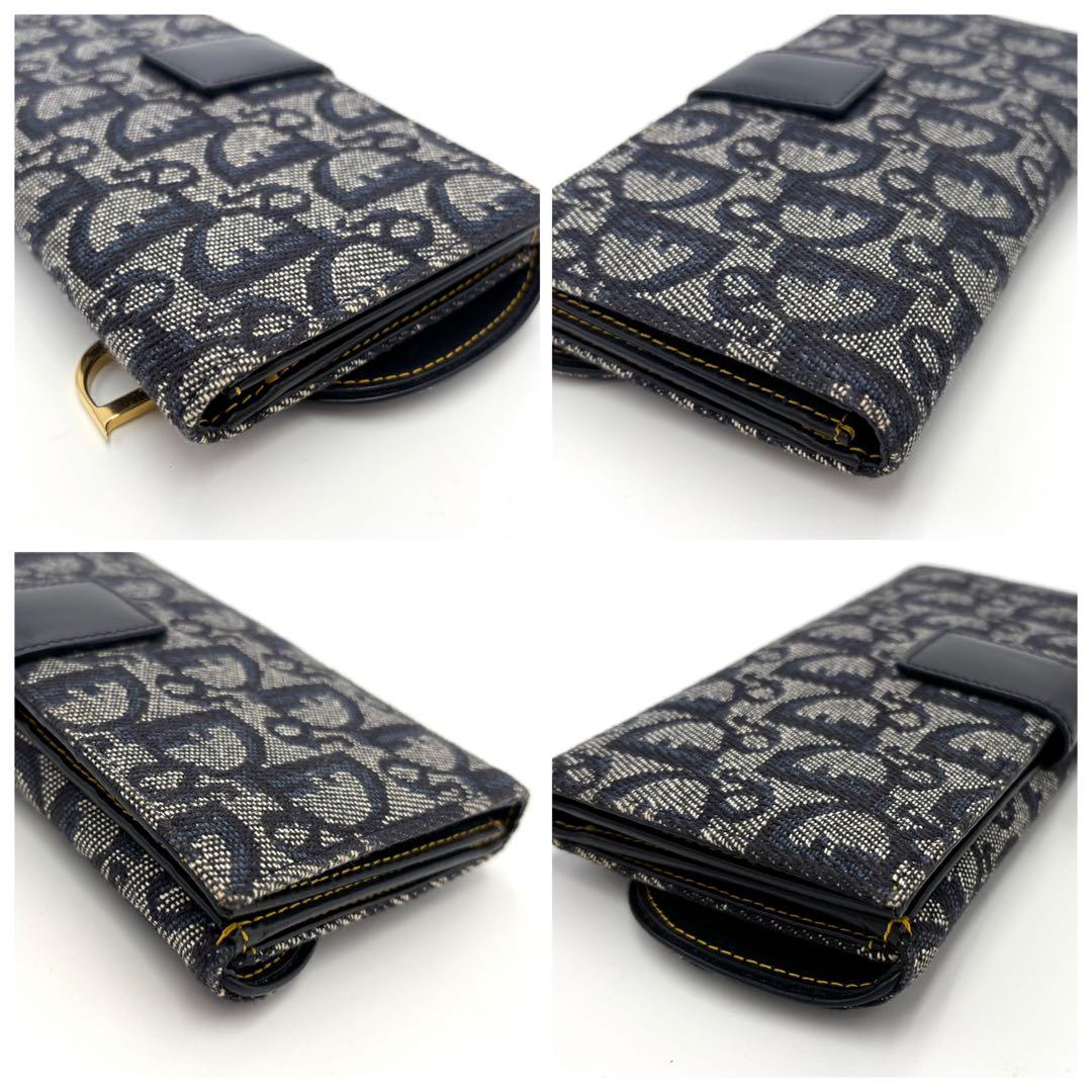 極美品✨Dior トロッター サドル オブリーク 財布