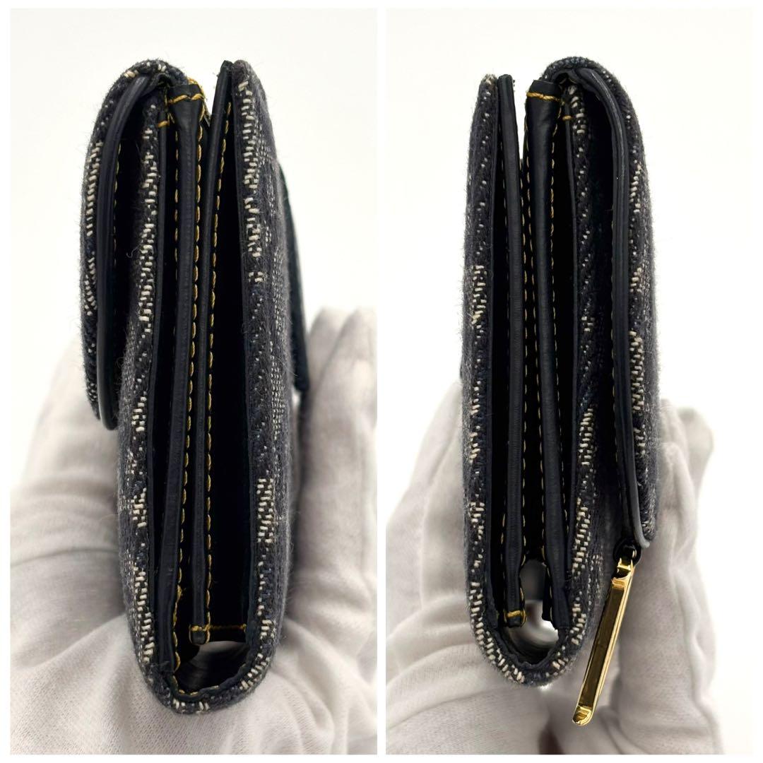 極美品✨Dior トロッター サドル オブリーク 財布