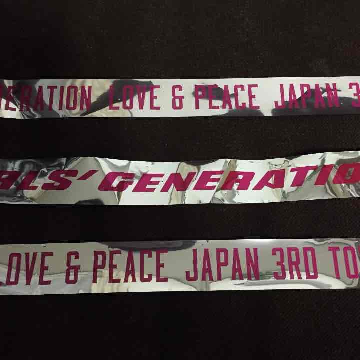 少女時代 ライブ ペンライト２本 ＋おまけ銀テープ3本