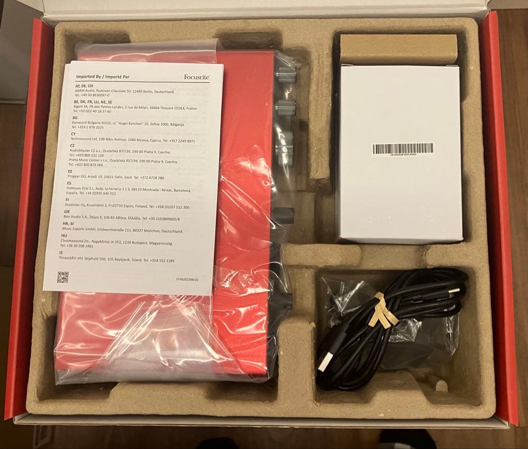 Focusrite Scarlett 8i6 3rd Gen 未使用品