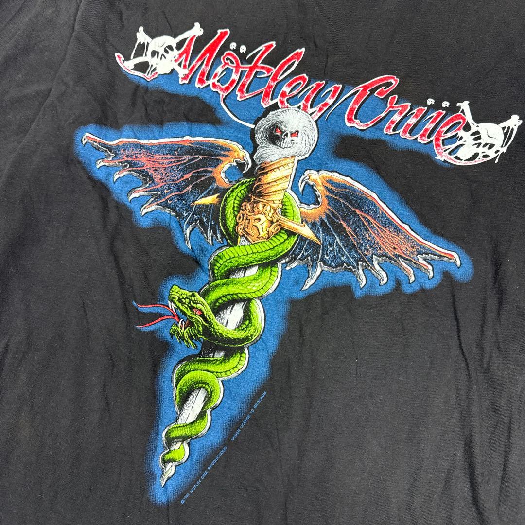 希少 80S ヴィンテージ バンドTシャツ Motley Crue 当時物 L