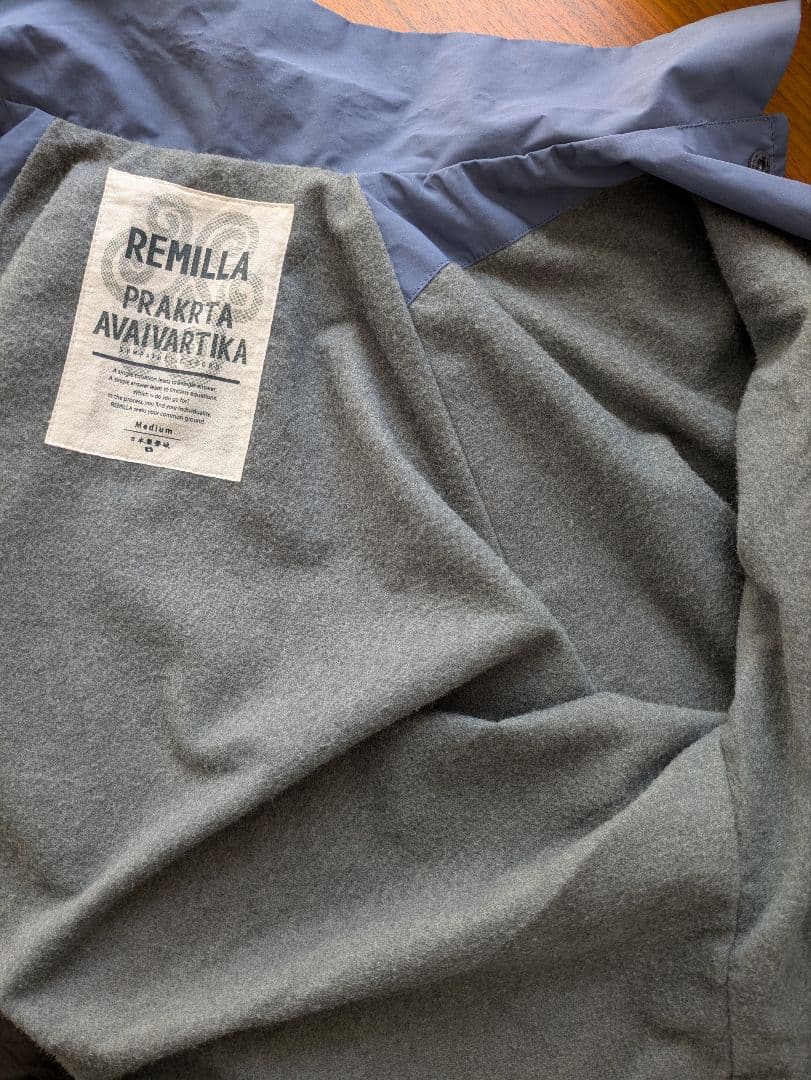 remilla ドルマンデクトコーチジャケット M blue grey