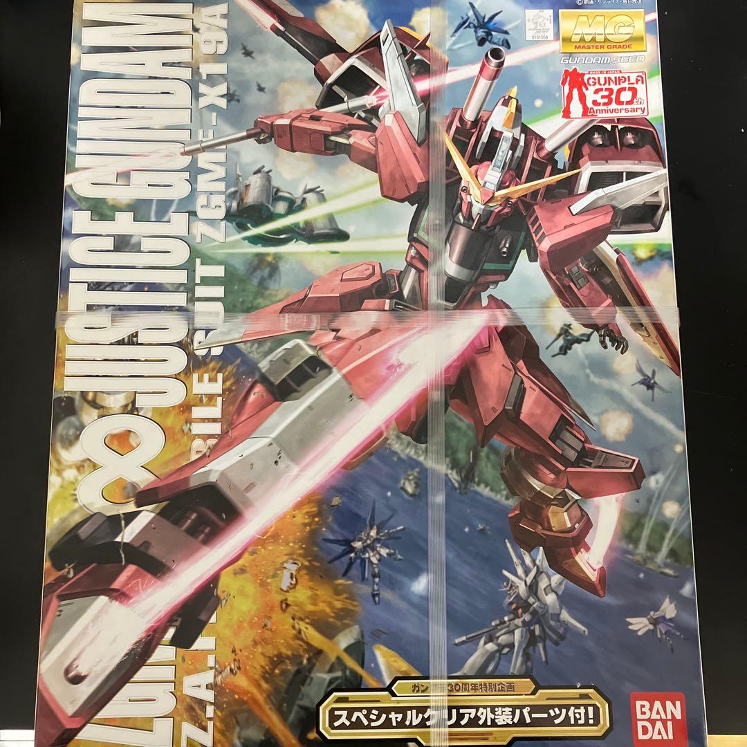 新品　30周年 クリア外装パーツ付き MG インフィニットジャスティスガンダム