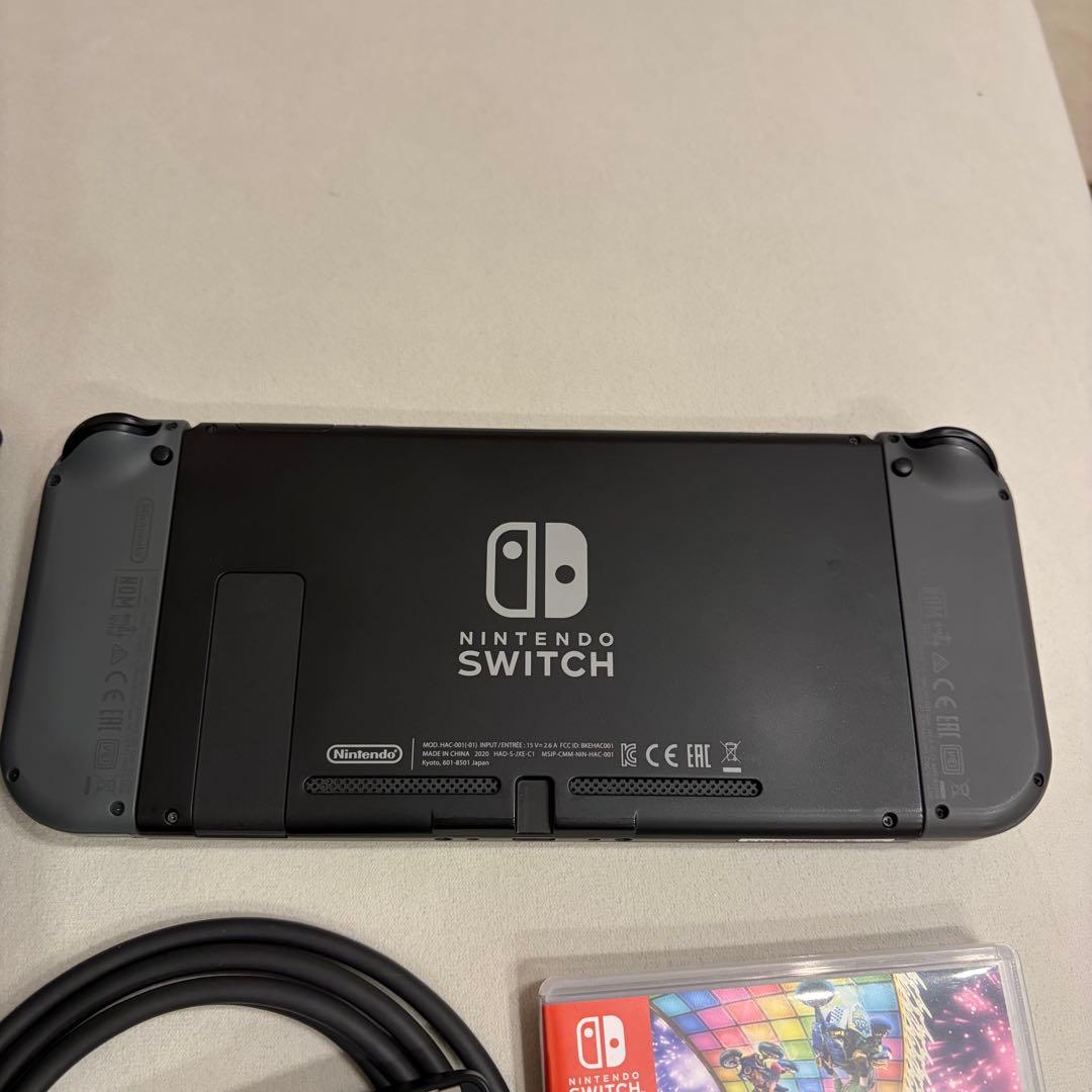 Nintendo Switch 本体 グレー マリオカート同梱