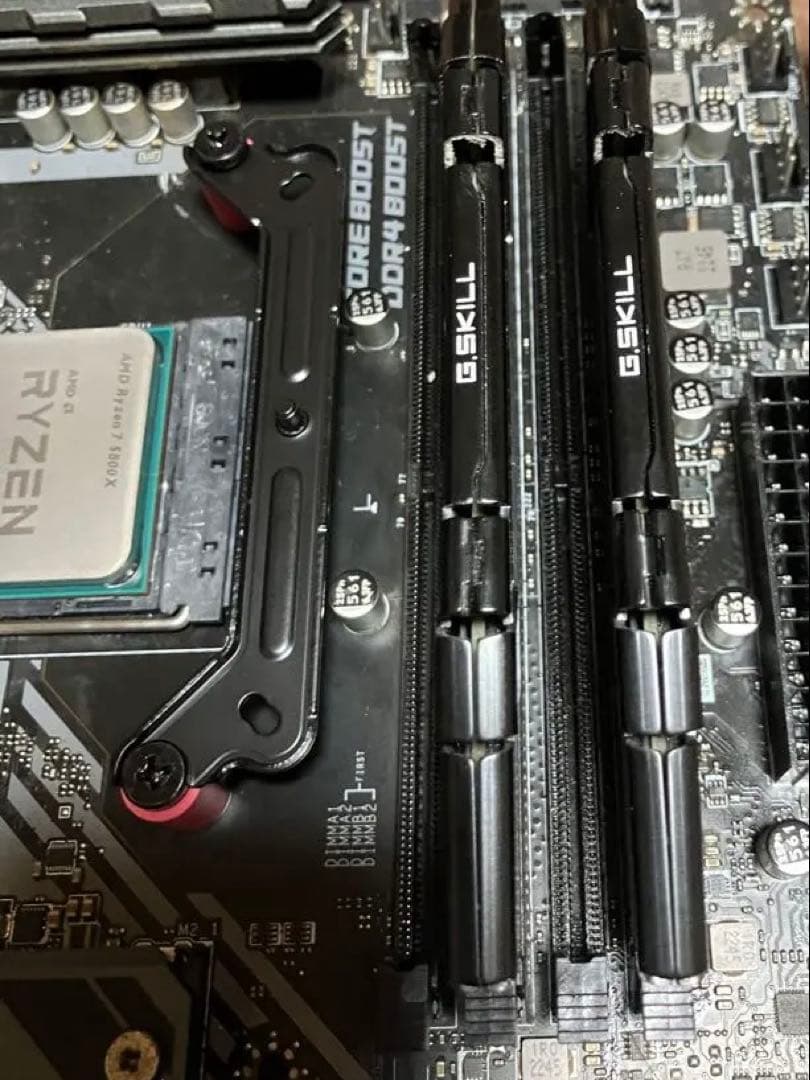 Ryzen 7 5800X + X570Sマザー+メモリ+クーラー